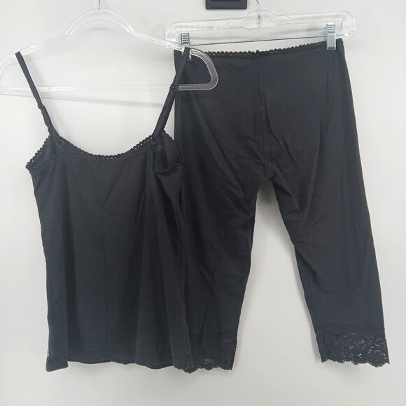 Y2K TOO FAST Camille Tattoo Flash Pajama Set XS Goth Rock Edgy Grunge Rockabilly - Picture 9 of 15